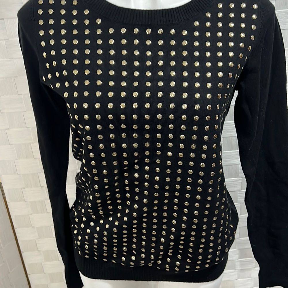 029 Express size medium studded sweater size medium